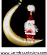 Moon with Santa Claus